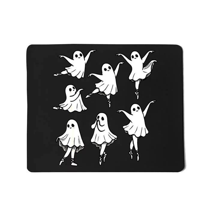 Halloween Funny Ghost Ballet Dancer Spooky Dance Teacher Gift Mousepad