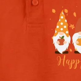 Happy Fall Gnome Festive Cute Dry Zone Grid Performance Polo