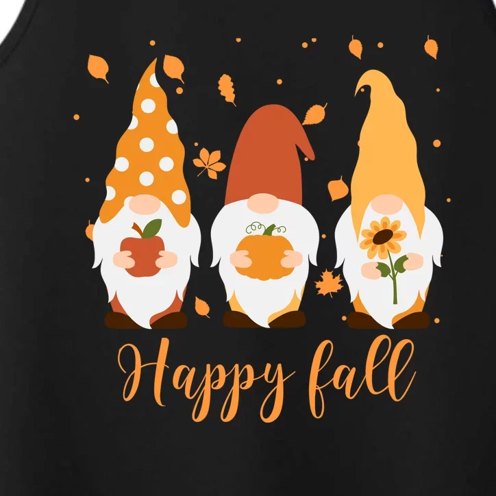 Happy Fall Gnome Festive Cute Performance Tank