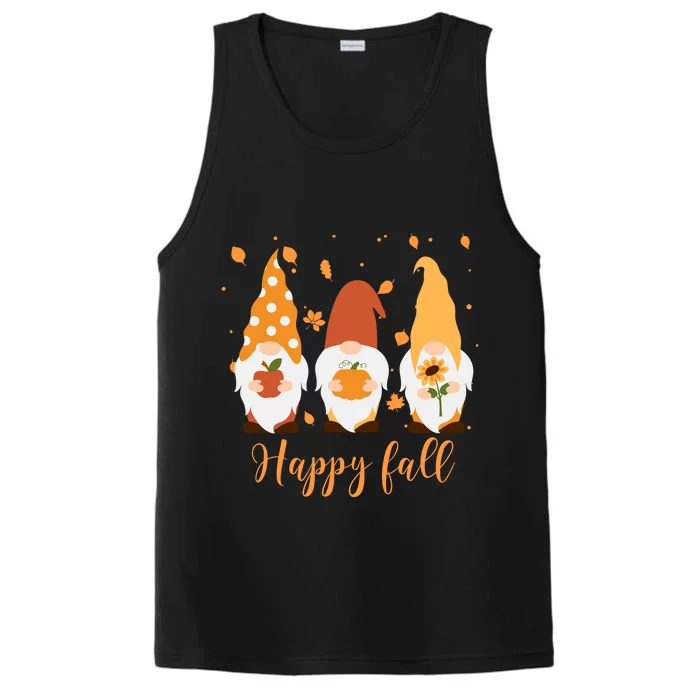 Happy Fall Gnome Festive Cute Performance Tank