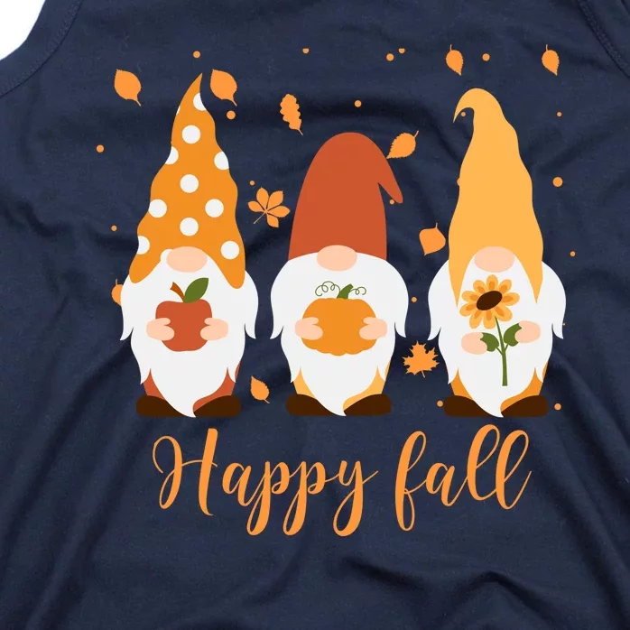 Happy Fall Gnome Festive Cute Tank Top