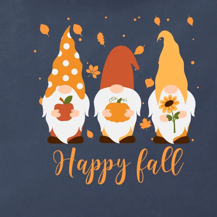 Happy Fall Gnome Festive Cute Zip Tote Bag