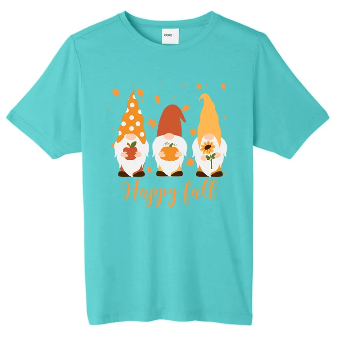 Happy Fall Gnome Festive Cute ChromaSoft Performance T-Shirt