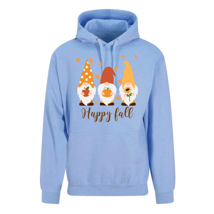 Happy Fall Gnome Festive Cute Unisex Surf Hoodie