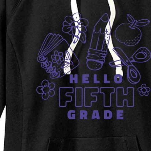 Hello Fifth Grade School Women's Fleece Hoodie