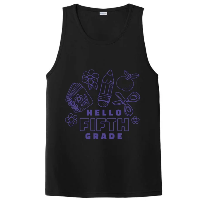 Hello Fifth Grade School Performance Tank