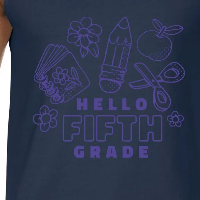 Hello Fifth Grade School Comfort Colors® Tank Top