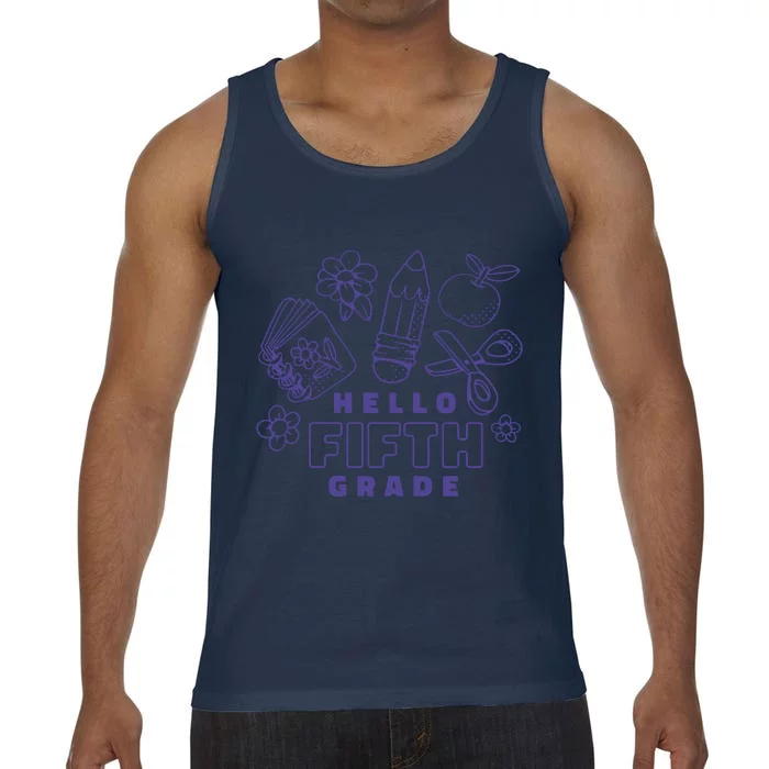 Hello Fifth Grade School Comfort Colors® Tank Top