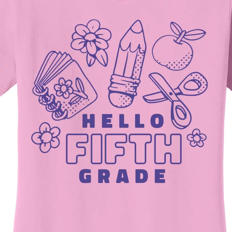 Hello Fifth Grade School Women's T-Shirt