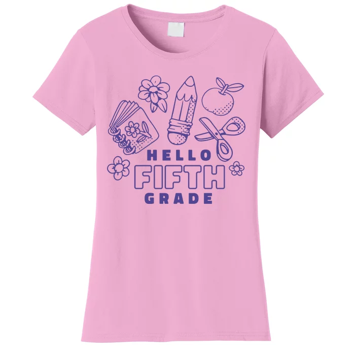 Hello Fifth Grade School Women's T-Shirt