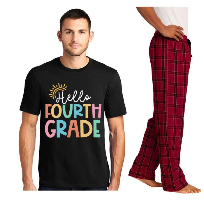 Hello Fourth Grade Team 4th Grade Back To School Teacher Pajama Set