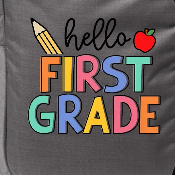 Hello First Grade Team 1st Grade Back To School Teacher Impact Tech Backpack