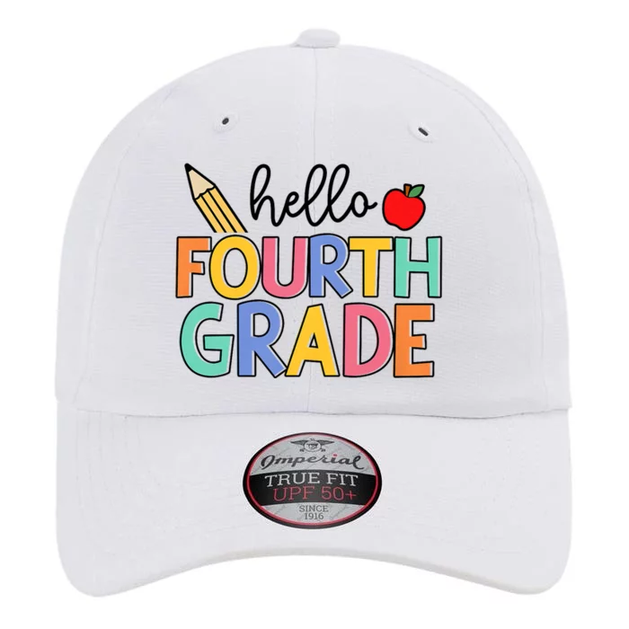 Hello Fourth Grade Team 4th Grade Back To School Teacher The Original Performance Cap