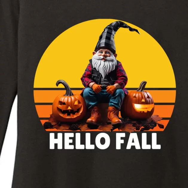 Hello Fall Genome Womens CVC Long Sleeve Shirt