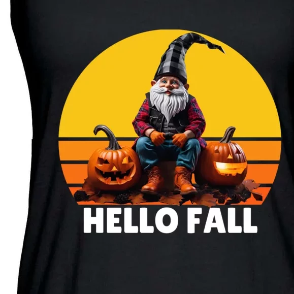 Hello Fall Genome Ladies Essential Flowy Tank