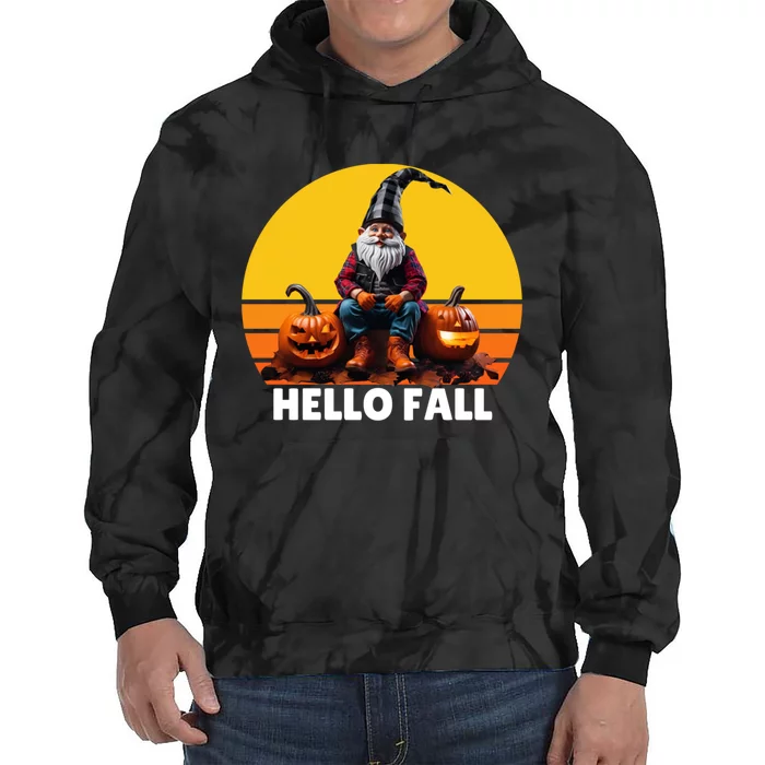 Hello Fall Genome Tie Dye Hoodie