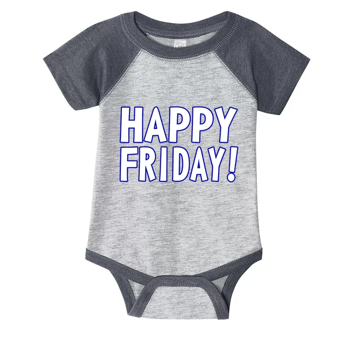 Happy Friday Gif Weekend Celebration Work Office Infant Baby Jersey Bodysuit