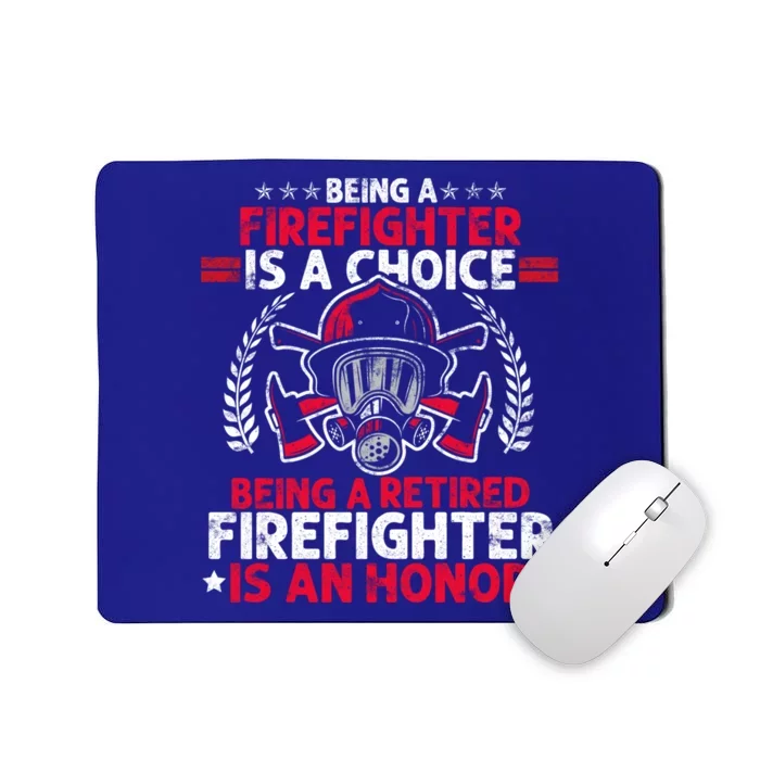 Heroic Fire Gift Idea Retired Firefighter Great Gift Mousepad