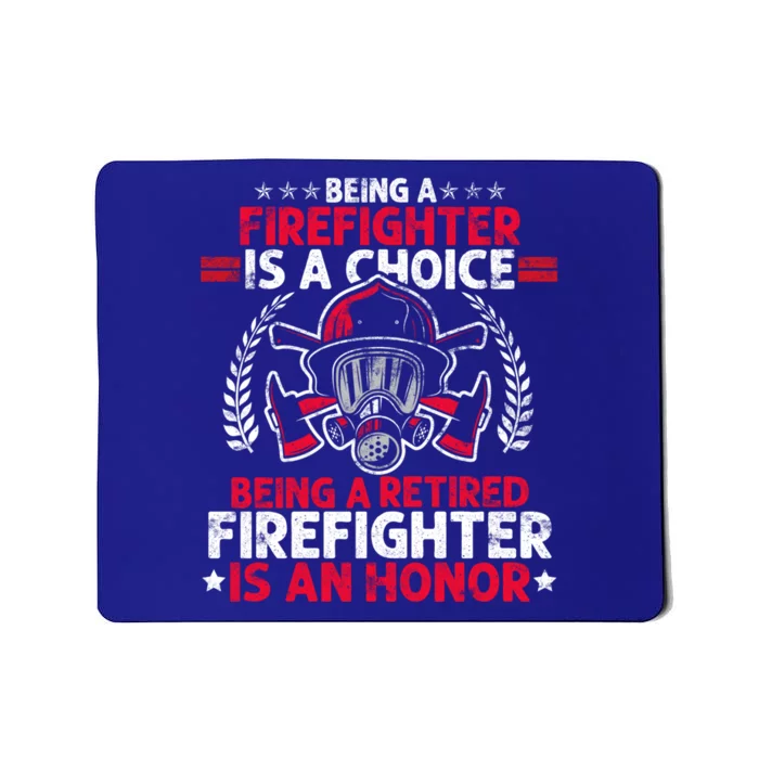 Heroic Fire Gift Idea Retired Firefighter Great Gift Mousepad