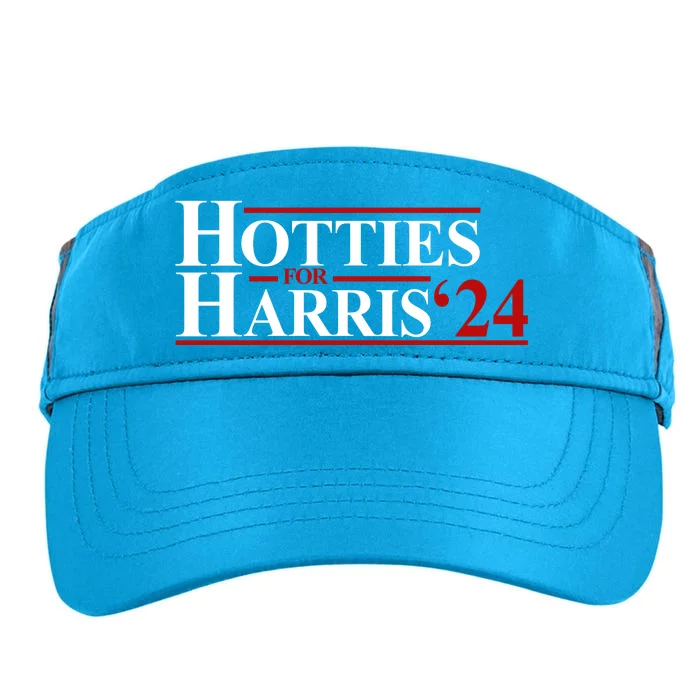 Hotties For Harris 2024 Funny Politcal Election Adult Drive Performance Visor