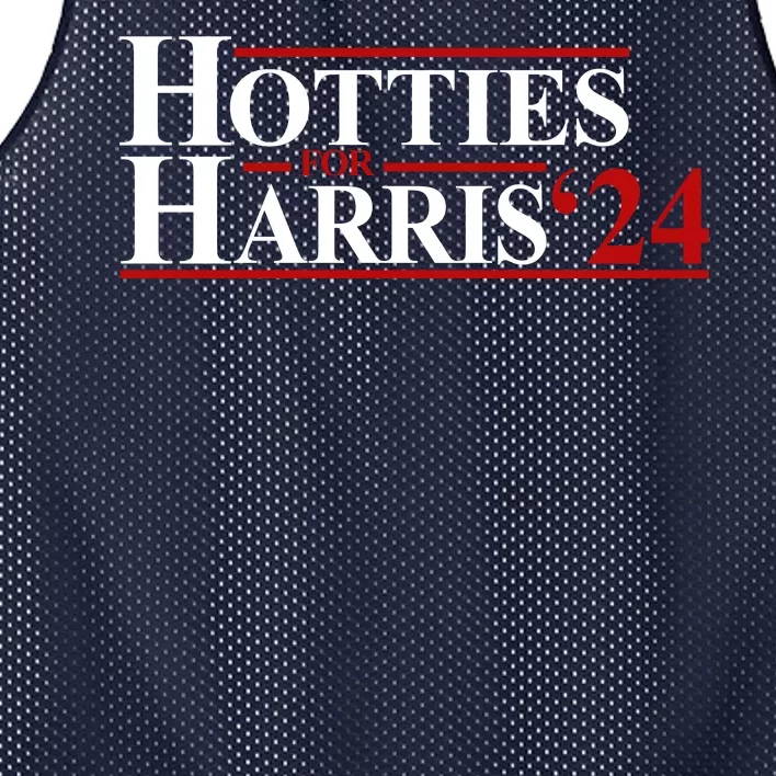 Hotties For Harris 2024 Funny Politcal Election Mesh Reversible Basketball Jersey Tank