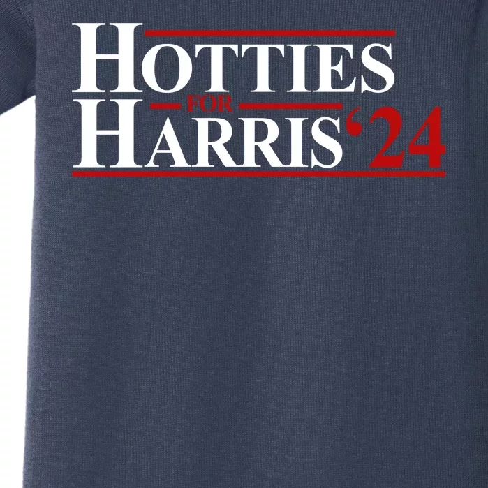 Hotties For Harris 2024 Funny Politcal Election Baby Bodysuit