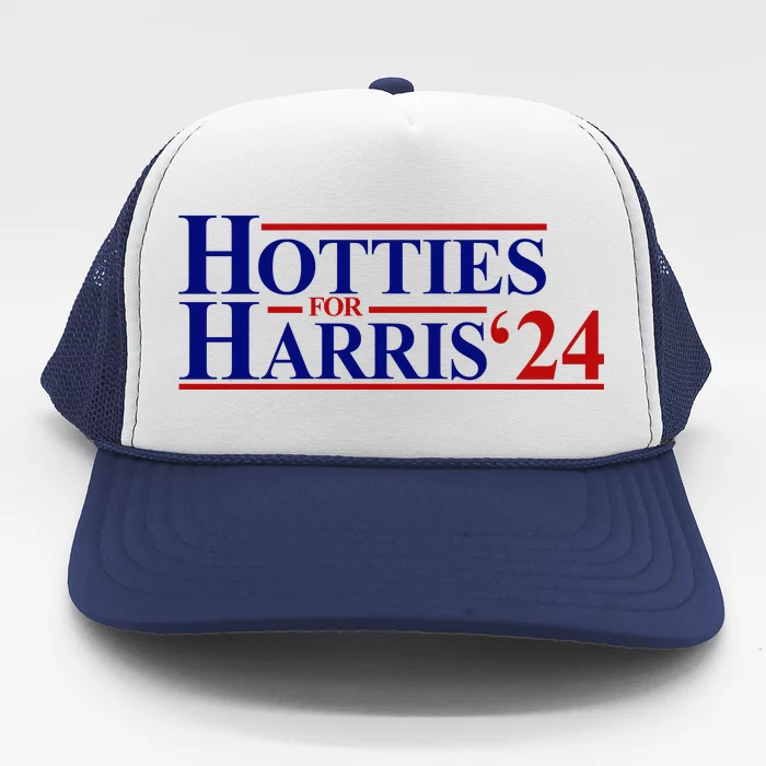 Hotties For Harris 2024 Funny Politcal Election Trucker Hat