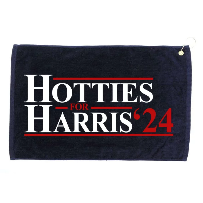 Hotties For Harris 2024 Funny Politcal Election Grommeted Golf Towel