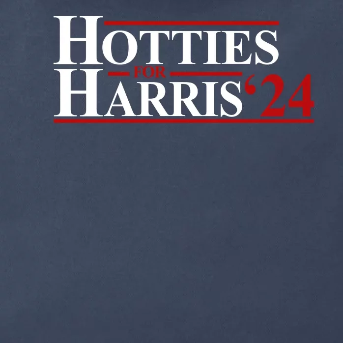 Hotties For Harris 2024 Funny Politcal Election Zip Tote Bag