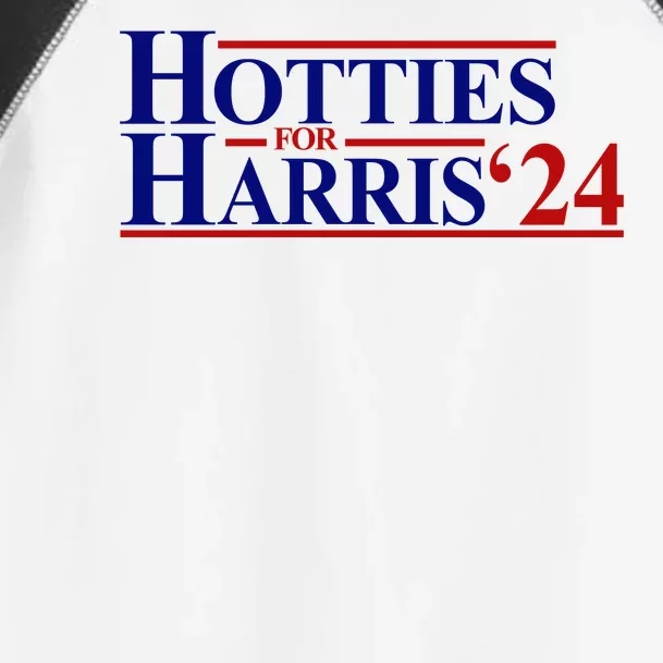 Hotties For Harris 2024 Funny Politcal Election Toddler Fine Jersey T-Shirt