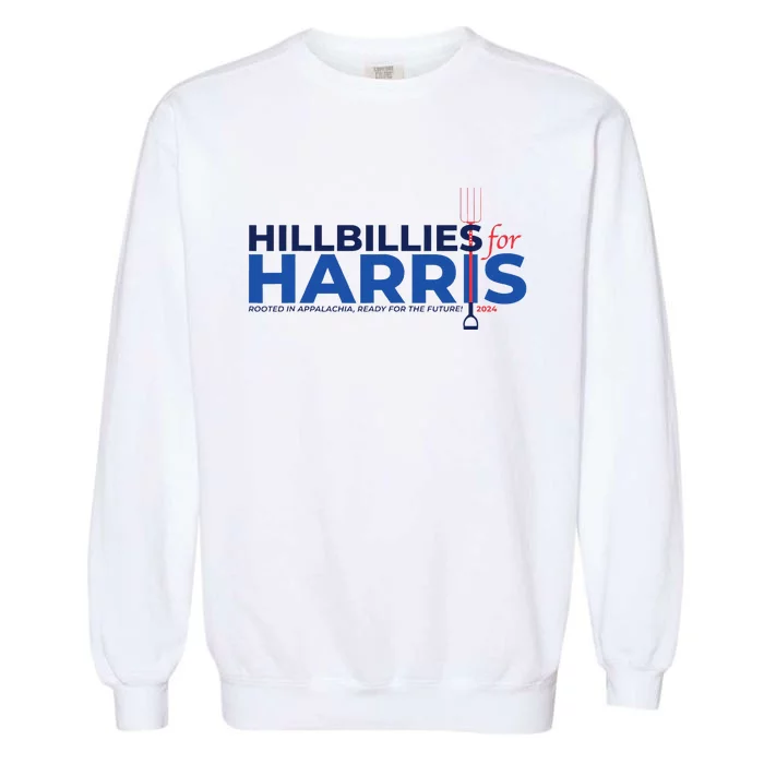 Hillbillies For Harris 2024 Garment-Dyed Sweatshirt