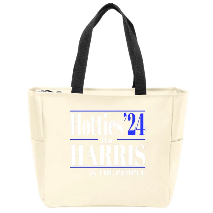 Hotties For Harris Zip Tote Bag