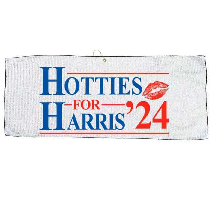 Hotties For Harris Kamala Harris For President 2024 Large Microfiber Waffle Golf Towel