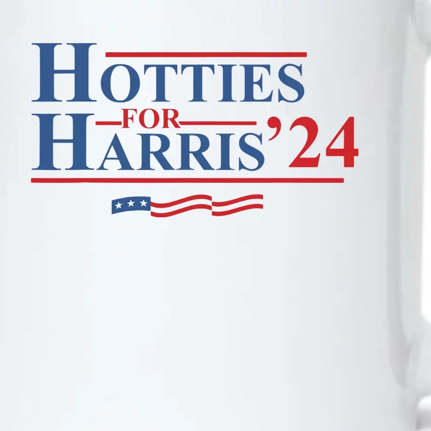 Hotties For Harris Black Color Changing Mug