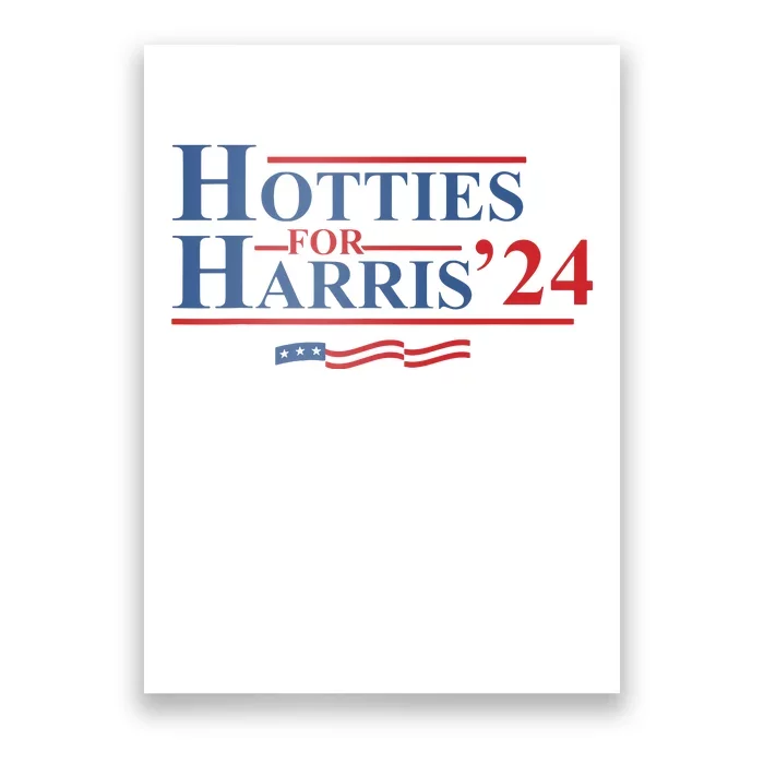 Hotties For Harris Poster