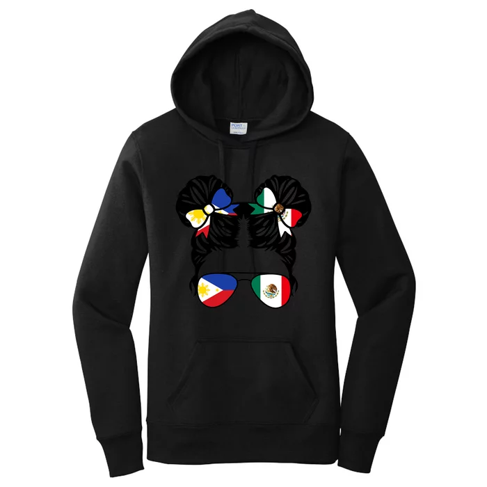 Half Filipino Half Mexican Philippines Heritage Women's Pullover Hoodie