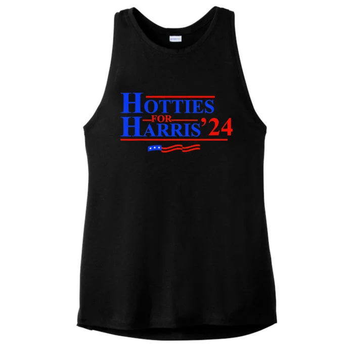 Hotties For Harris 2024 Ladies Tri-Blend Wicking Tank