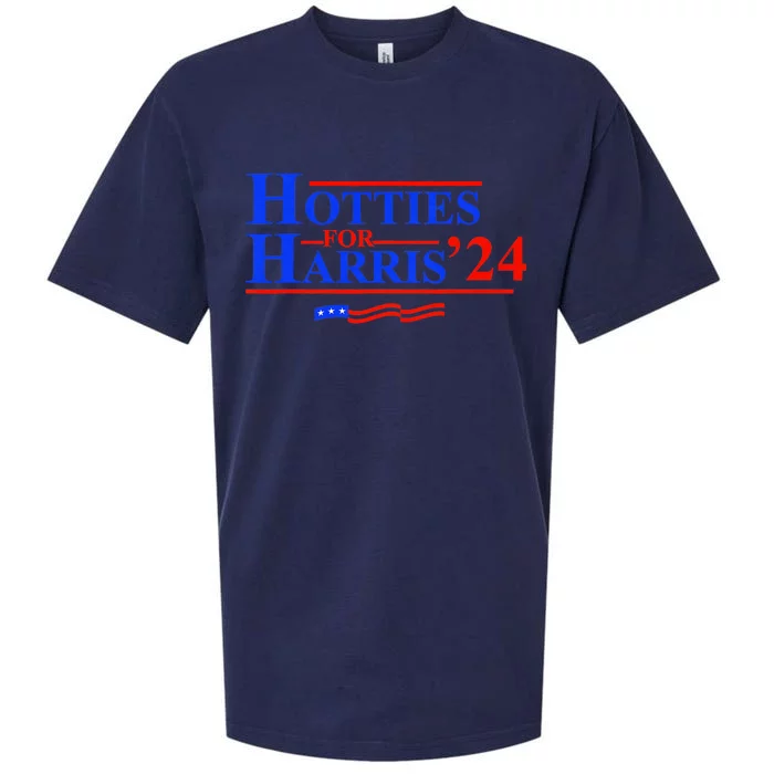 Hotties For Harris 2024 Sueded Cloud Jersey T-Shirt