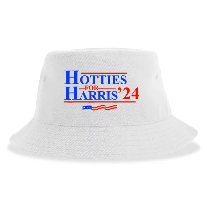 Hotties For Harris 2024 Sustainable Bucket Hat