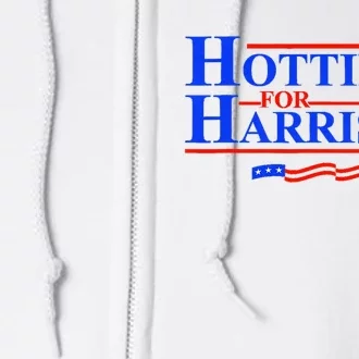 Hotties For Harris 2024 Full Zip Hoodie