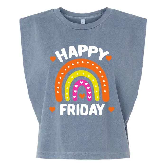 Happy Friday Garment-Dyed Women's Muscle Tee