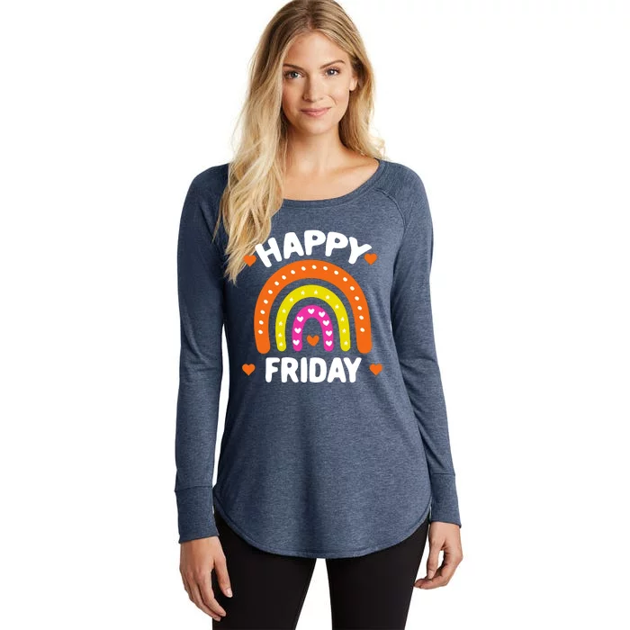 Happy Friday Women's Perfect Tri Tunic Long Sleeve Shirt