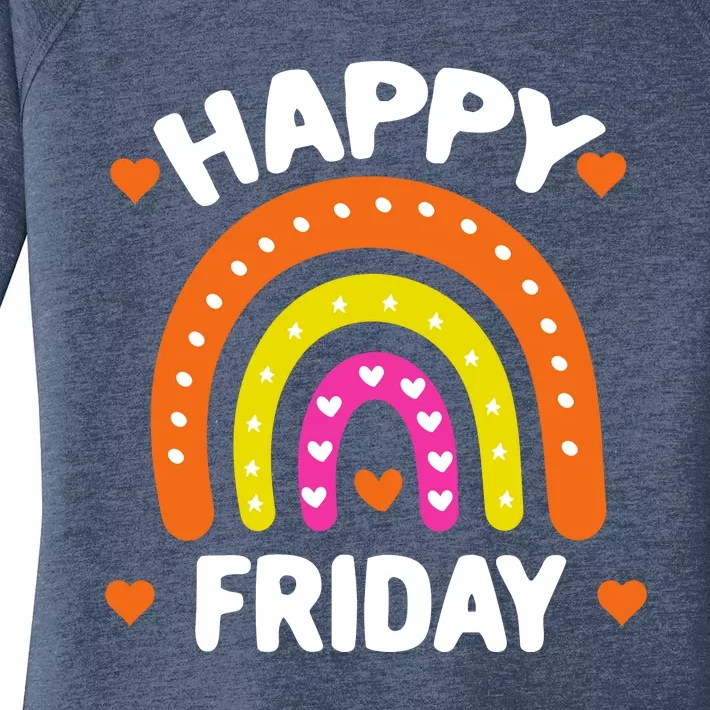 Happy Friday Women's Perfect Tri Tunic Long Sleeve Shirt