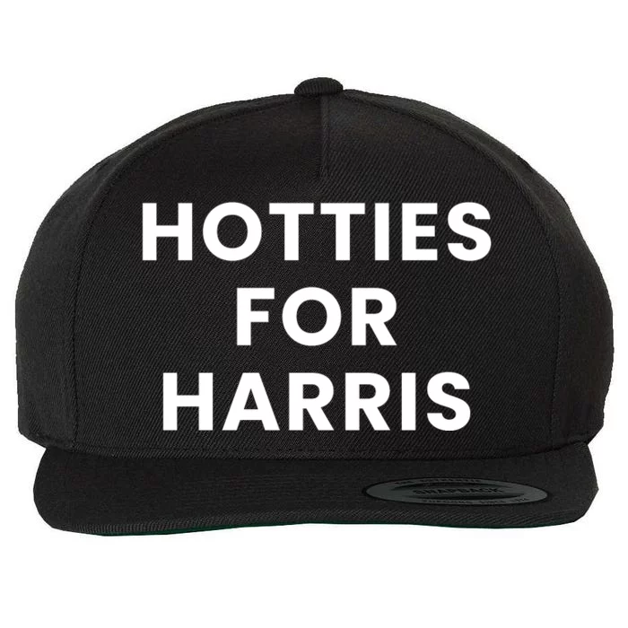 Hotties For Harris Wool Snapback Cap