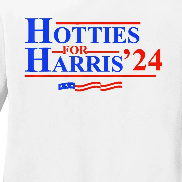 Hotties For Harris Ladies Long Sleeve Shirt