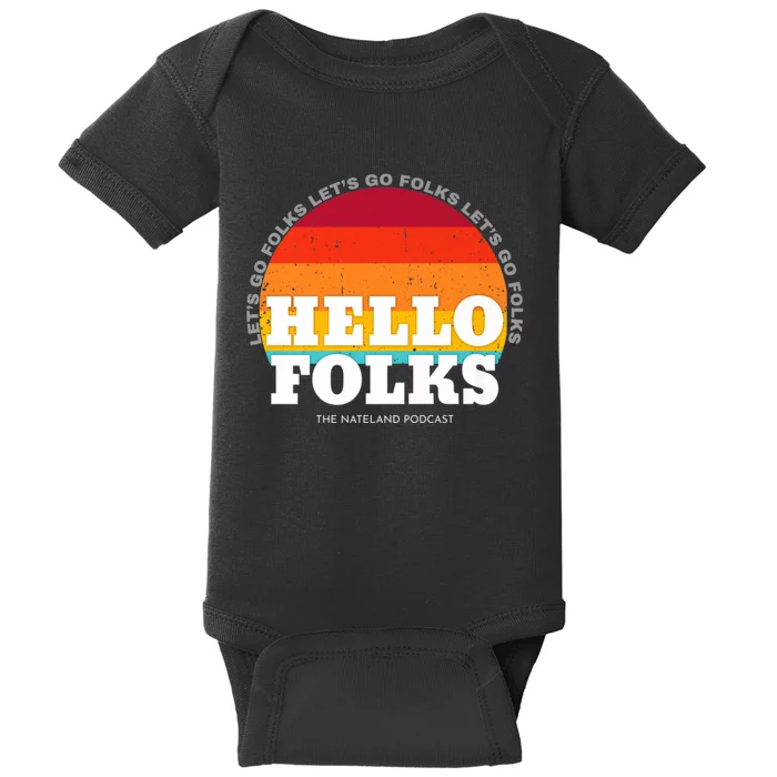 Hello Folks Baby Bodysuit