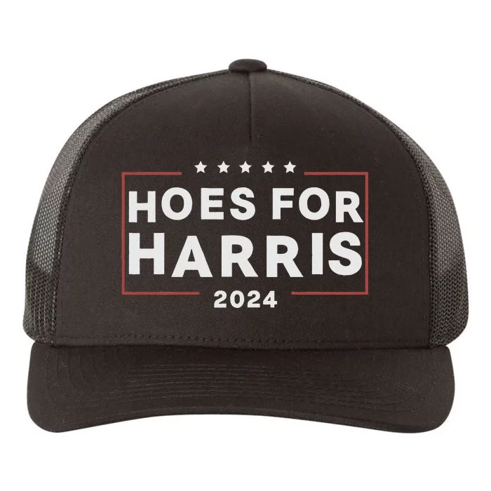 Hoes For Harris 24 Hotties For Harris 2024 Yupoong Adult 5-Panel Trucker Hat