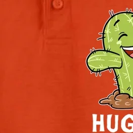 Hugs Free Hug Me Cacti Prickly Cactus Not A Hugger Hugging Funny Gift Dry Zone Grid Performance Polo