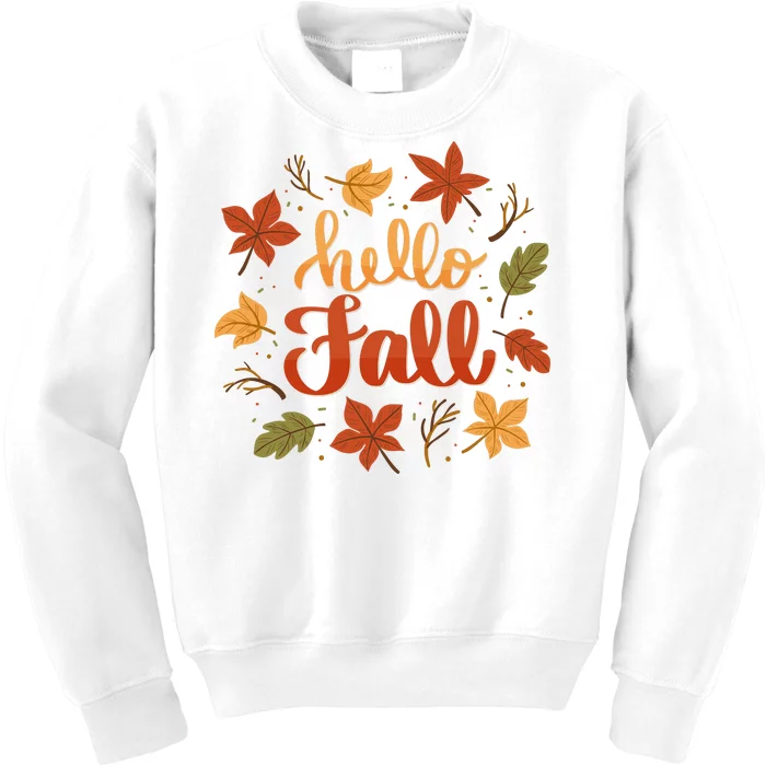 Hello Fall Kids Sweatshirt