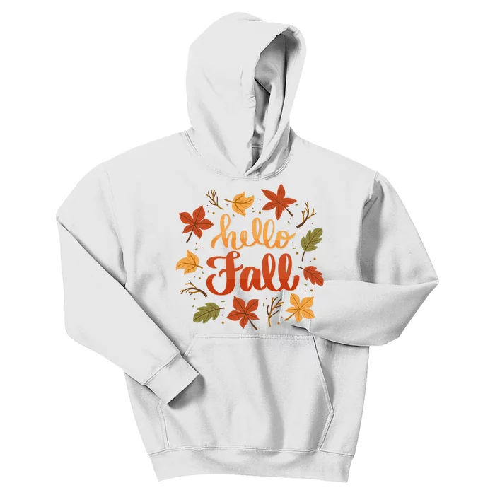 Hello Fall Kids Hoodie